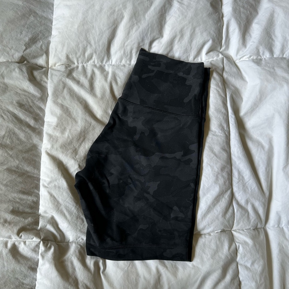 lululemon wunder under biker shorts 6 inch